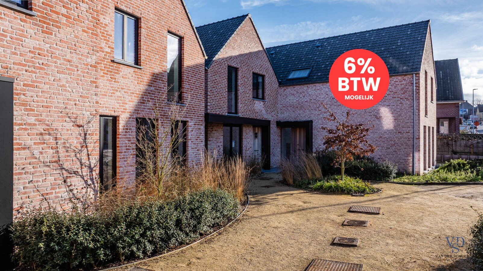 Landelijke nieuwbouwwoning in hartje Dikkelvenne. 