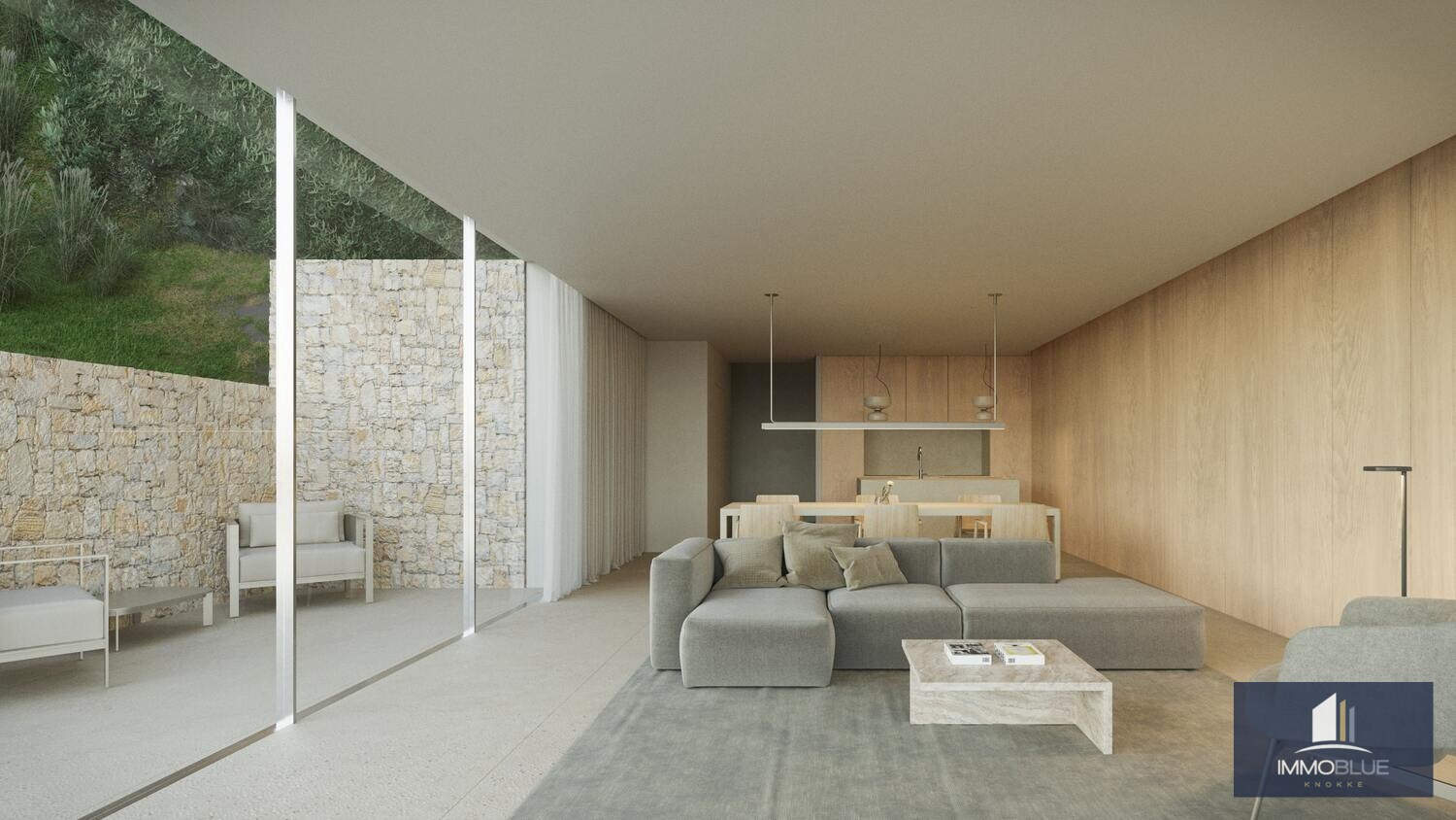 Moderne villa met adembenemend uitzicht over de kust. 