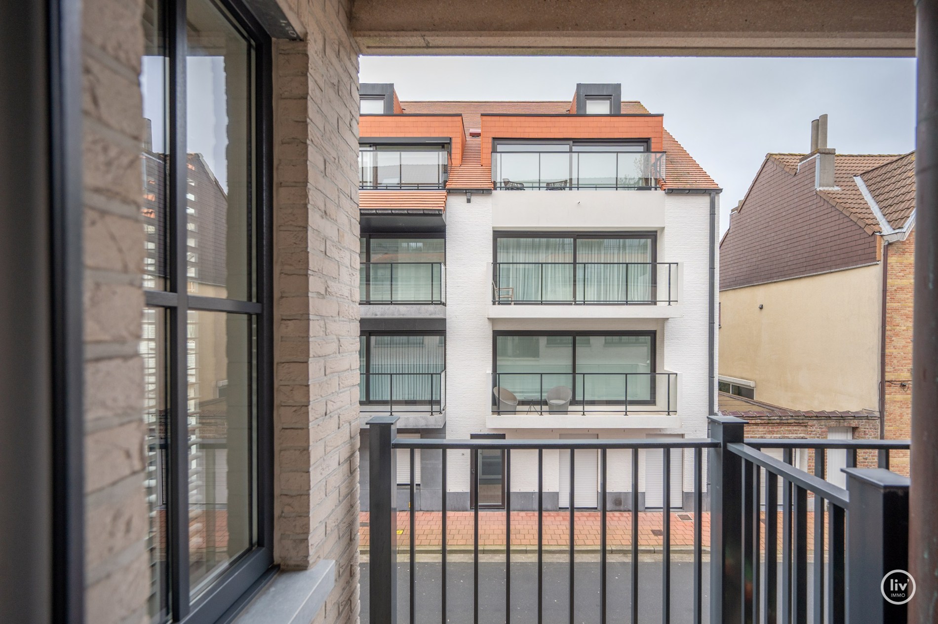 Gezellig 1 slaapkamerappartement gelegen in een récent gebouw in de Fincentlaan te Knokke. 