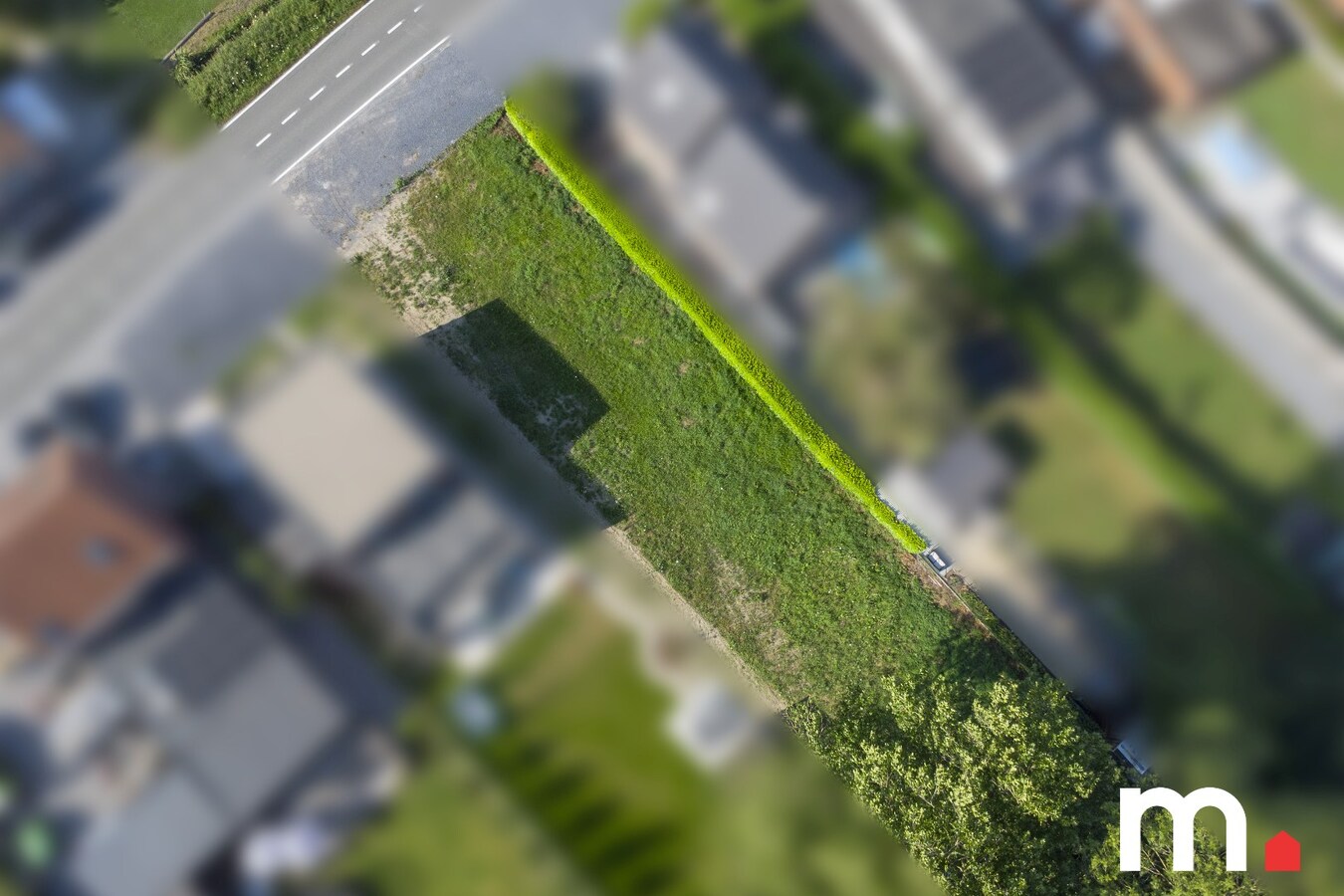 Uniek stuk bouwgrond te koop te Harelbeke 1019m² 