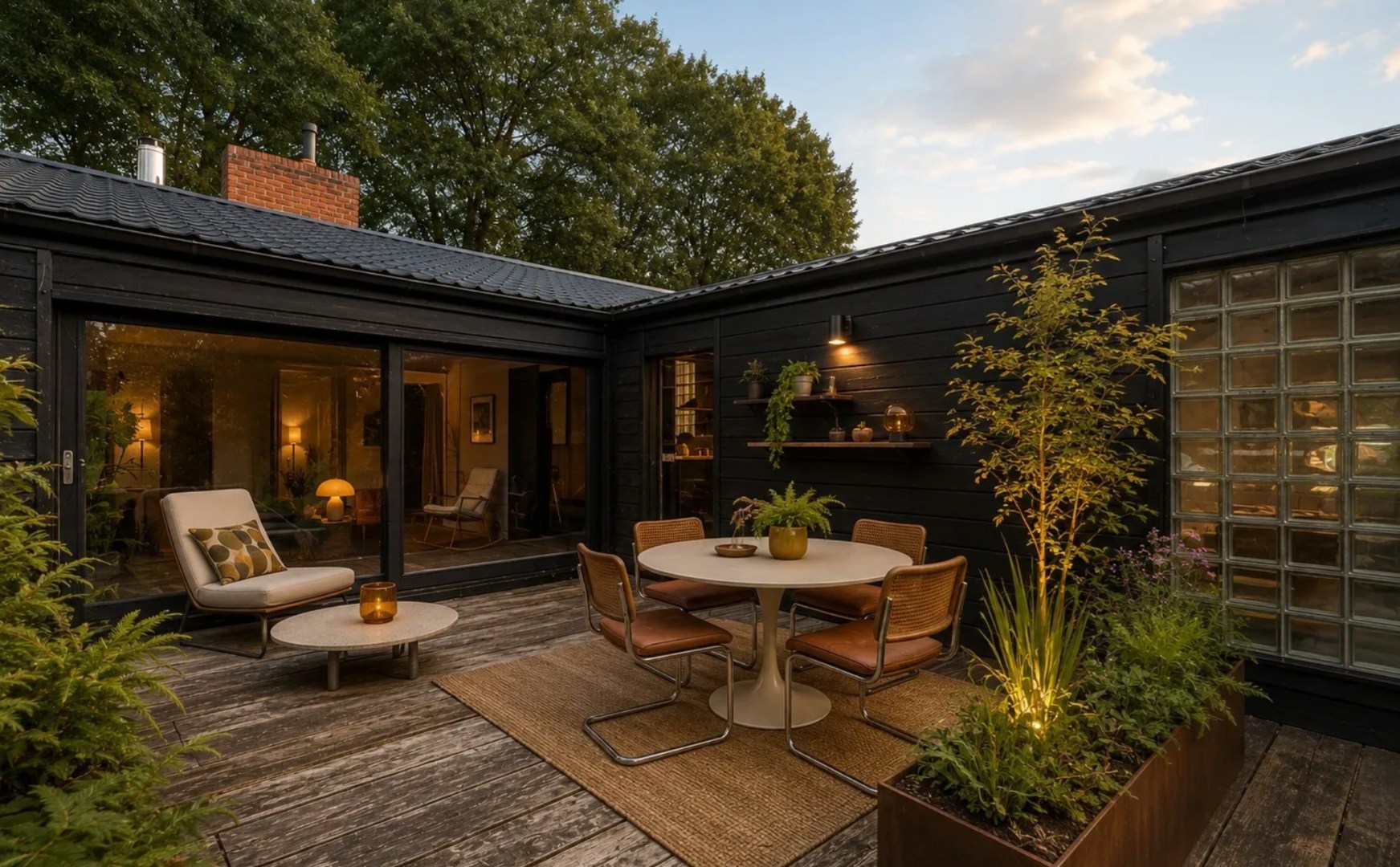 Seventies bungalowvilla met renovatiepotentieel op unieke ligging aan natuurgebied 