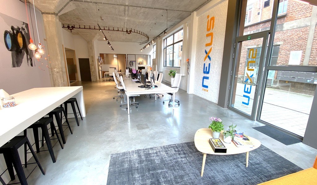 Trendy kantoorruimte aan Dok-Noord in Gent