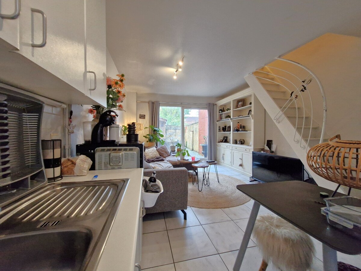 Knusse éénslaapkamerwoning in hartje Brugge. 