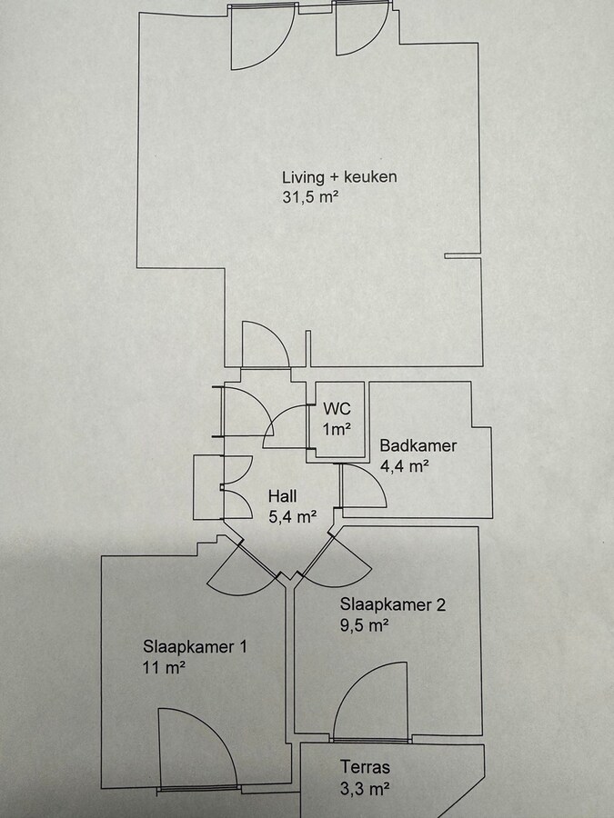 Appartement met 2 slaapkamers en autostandplaats in centrum Leuven 