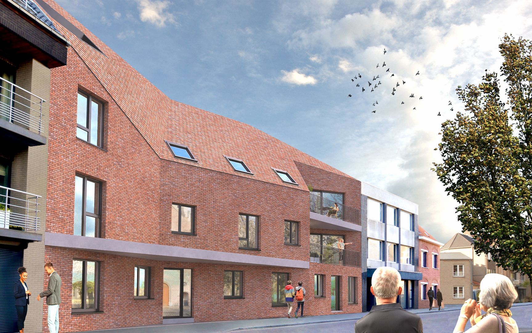 Nieuwbouwresidentie in centrum Gistel 