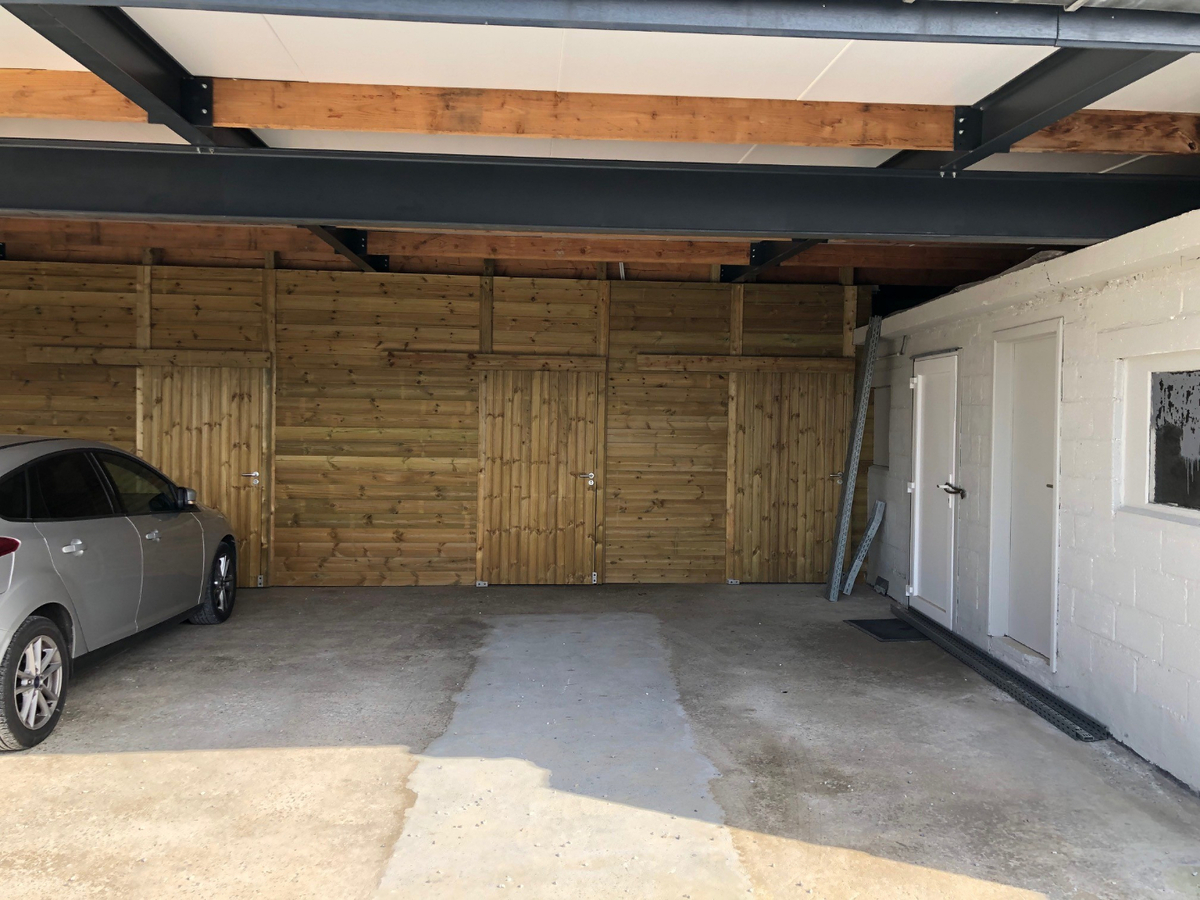 Carport - Gavere centrum. 