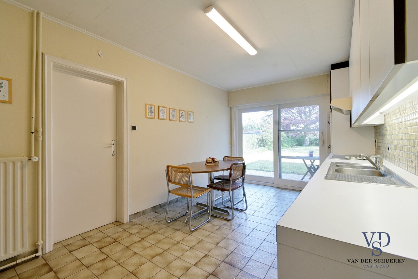 Degelijke villa. 