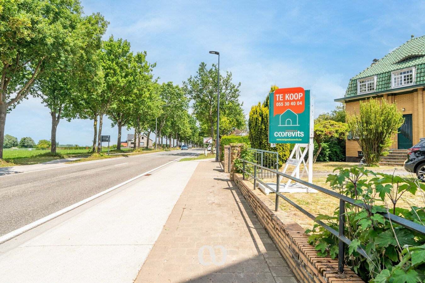 Authentieke Art Deco-villa met weilanden in Sint-Maria Latem 