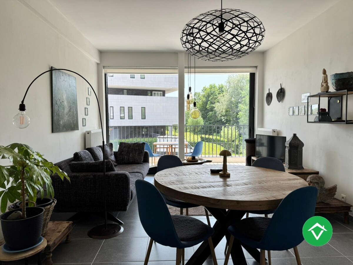 Modern 1-slaapkamerappartement met ruim terras aan de Vaartdijk in Brugge – EPC A 
