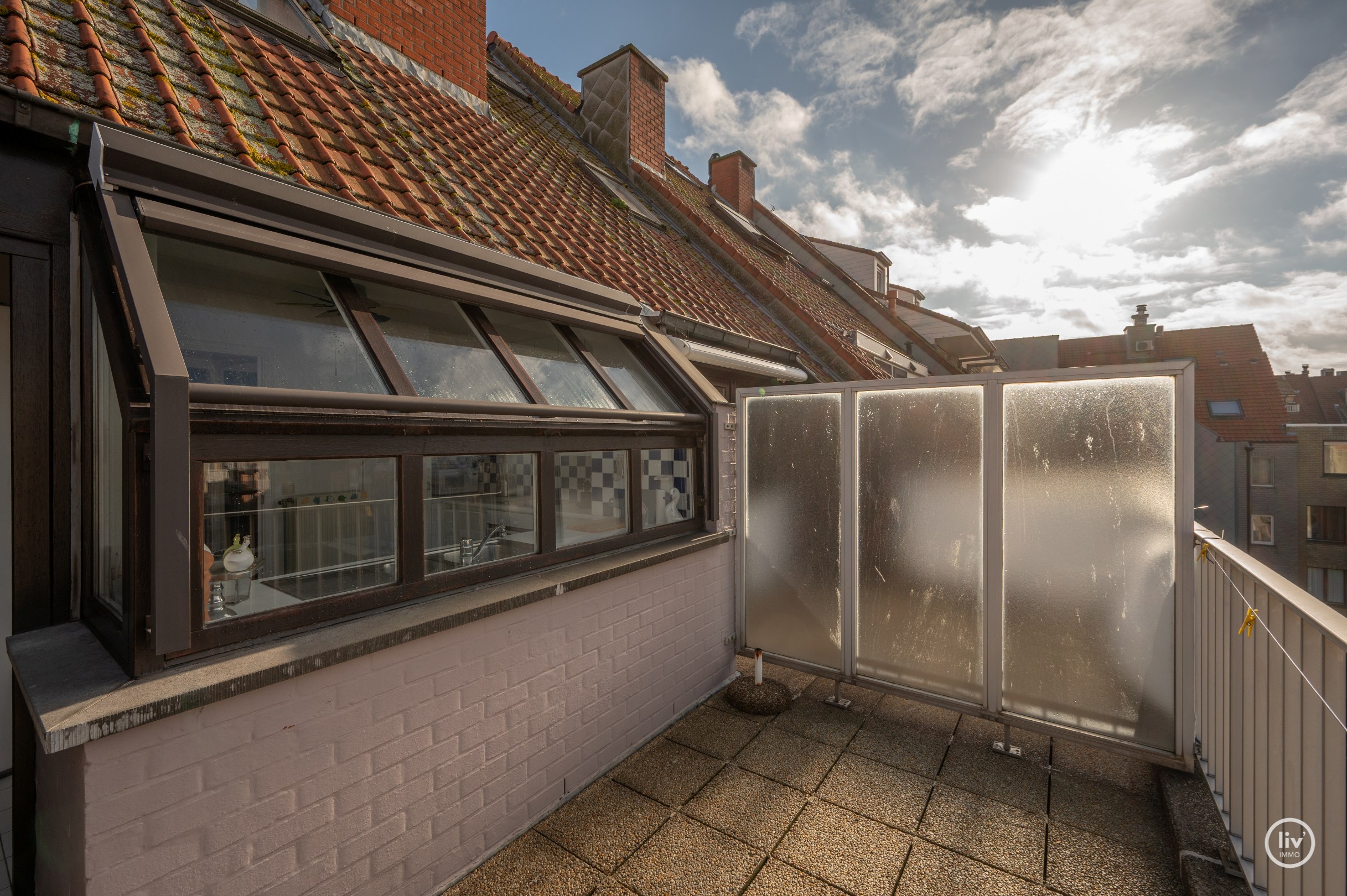 Centraal gelegen triplex-appartement met ruime zonne-terrassen op wandelafstand van de Zeedijk-Albertstrand en Dumortierlaan 