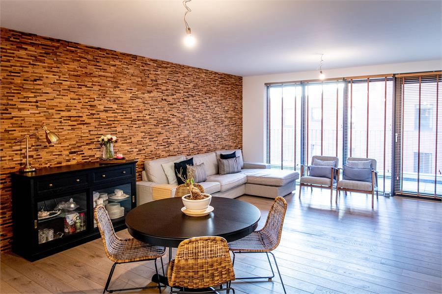 Volledig afgewerkt duplex-appartement met 3 slaapkamers 