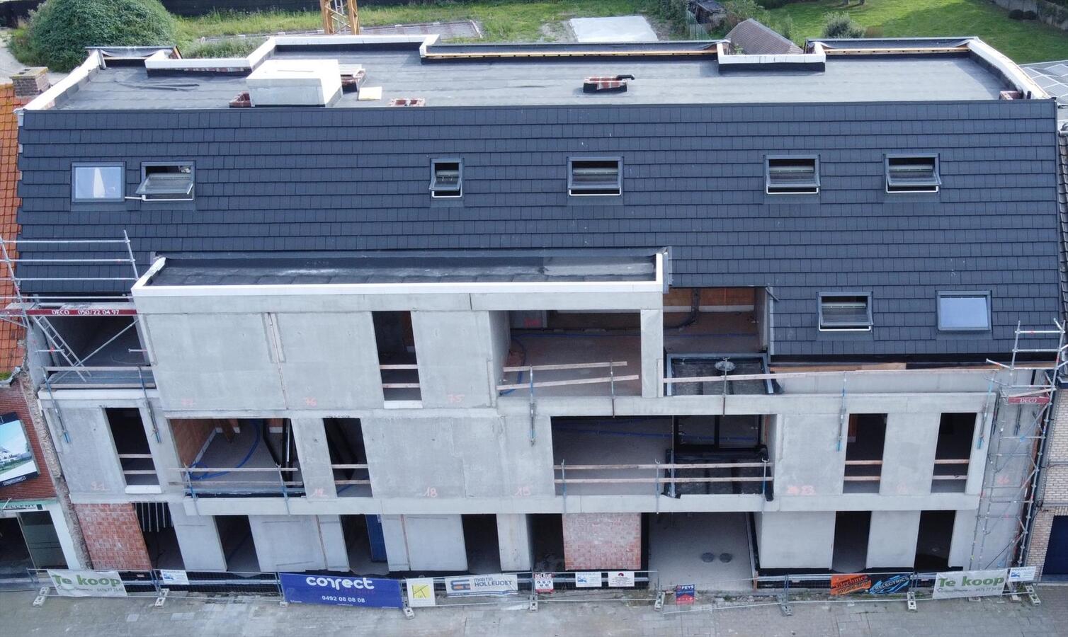 Uniek nieuwbouw appartement met 2 slaapkamers en veel zonlicht te Eernegem 