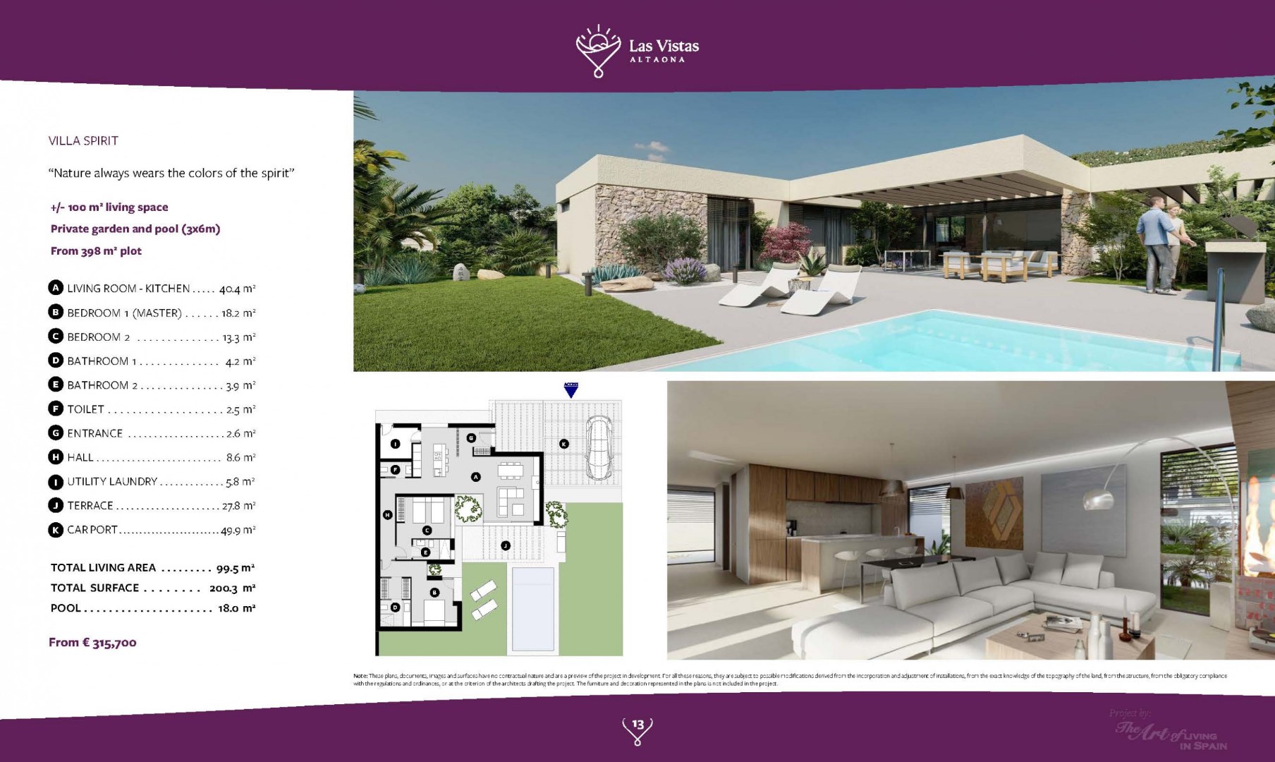 Nieuwbouw eco villa met 2 slaapkamers en privé zwembad 