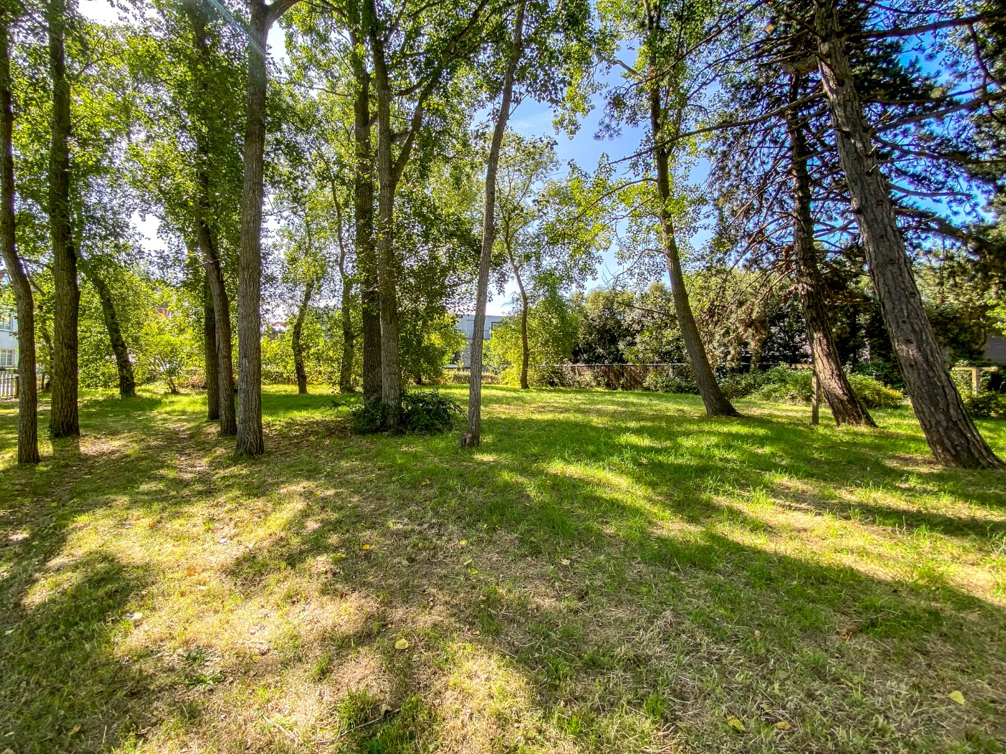 Ruim perceel van 1138 m² in residentiële wijk bestemd voor open bebouwing te Koksijde. 