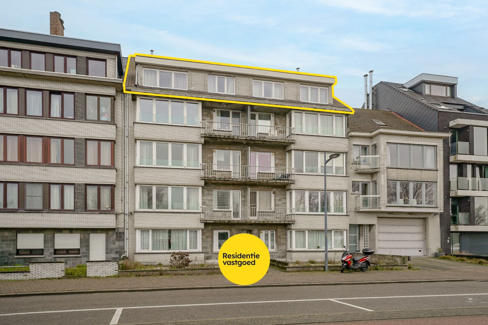 Dakappartement met 2 slaapkamers te Oostende 
