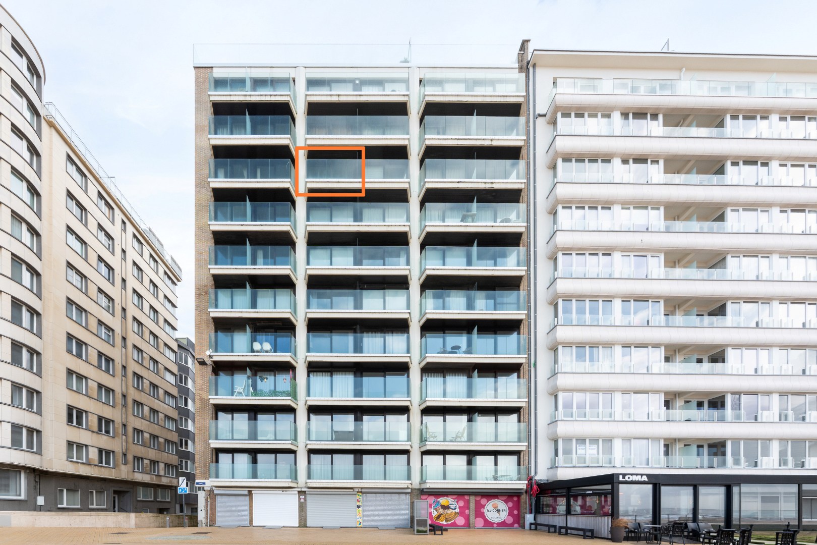 Appartement avec vue frontale sur mer et terrasse - 2 chambres 