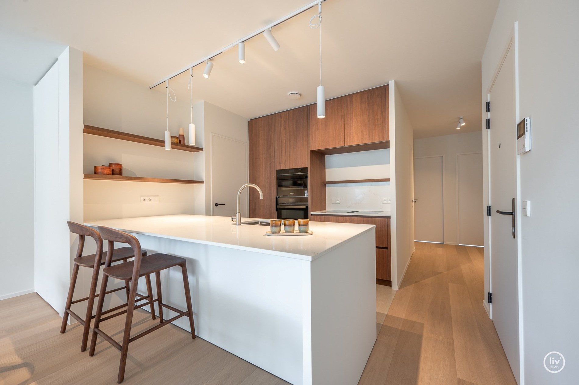 Appartement neuf exclusif avec trois chambres au cœur de Knokke. 