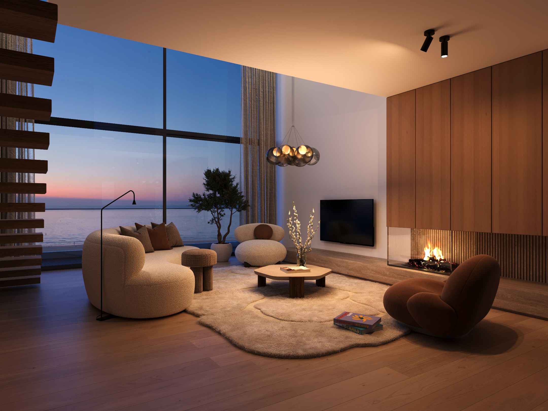 Superbe appartement neuf avec vue frontale sur la mer à Duinbergen 