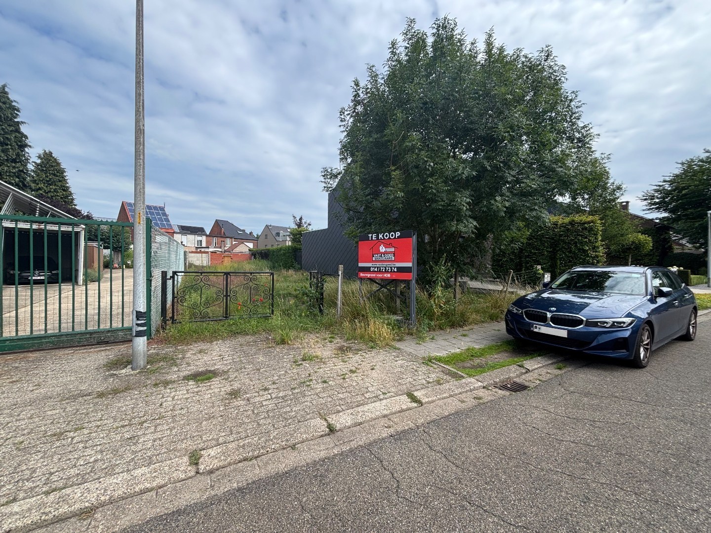 Bouwgrond van 307 m² voor halfopen bebouwing in centrum Mol 