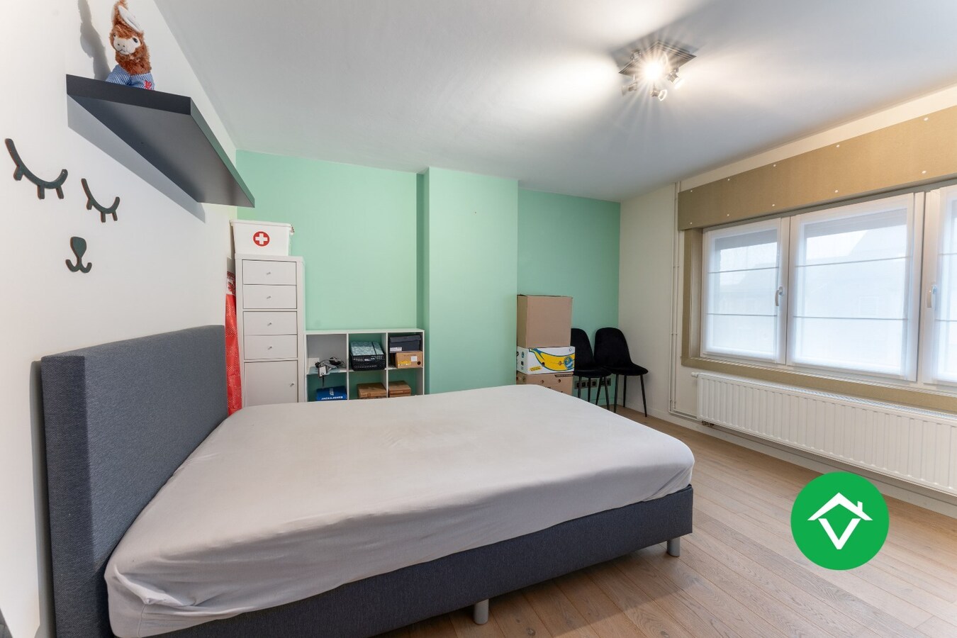 Instapklare woning met 2 slaapkamers en zicht op de groene velden te Eernegem 