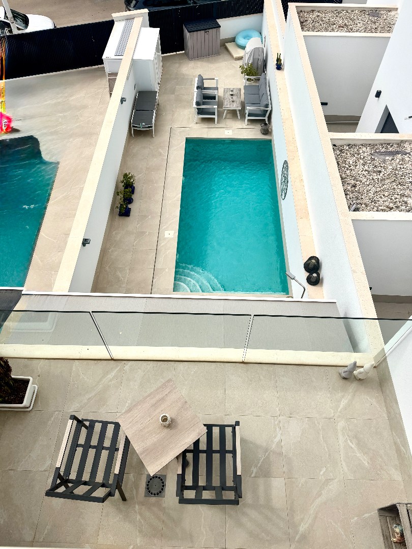 Uitzicht vanaf het solarium
