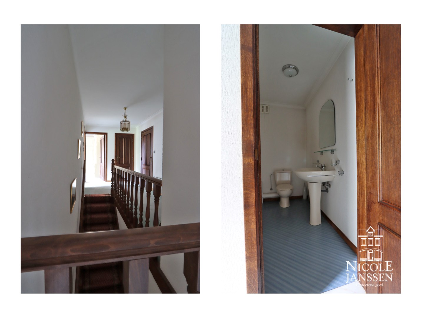 Apart toilet met wastafel 