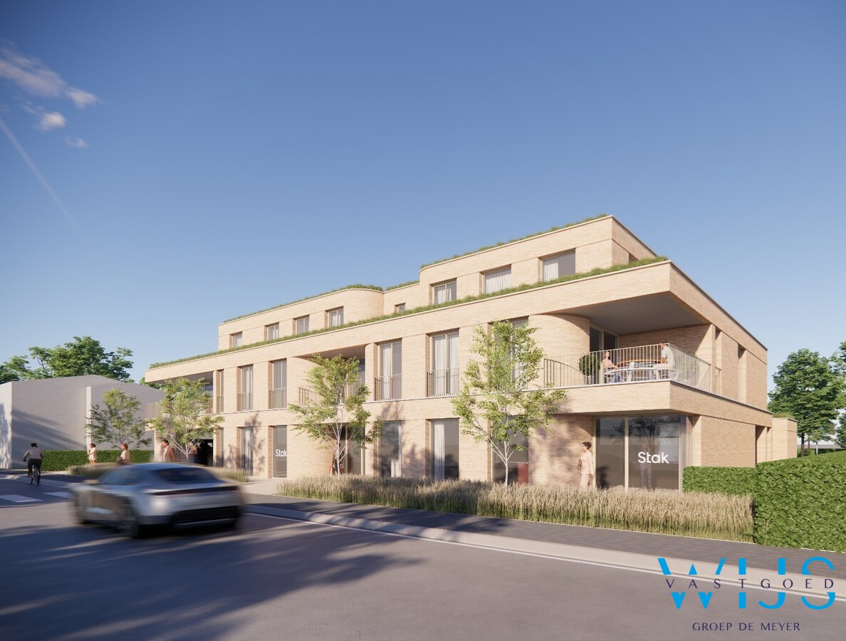 Handelspand in nieuwbouwproject op ultra zichtbare locatie in Ertvelde! 