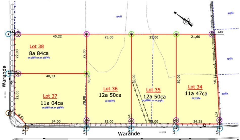 Exclusieve bouwgrond in de Warande (Gavere) 
