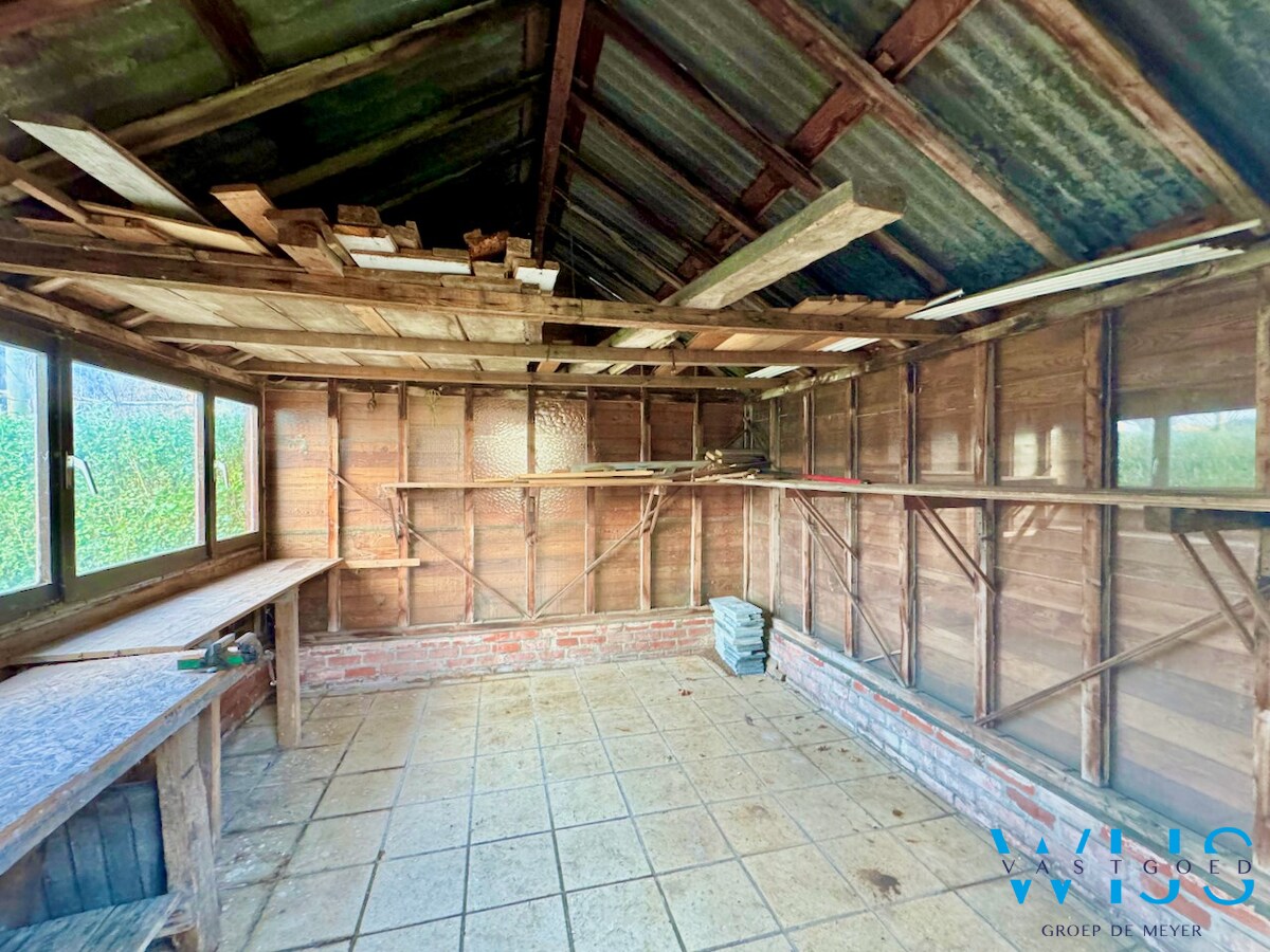 Bungalow op perceel van 651m² in hartje ERTVELDE ! 