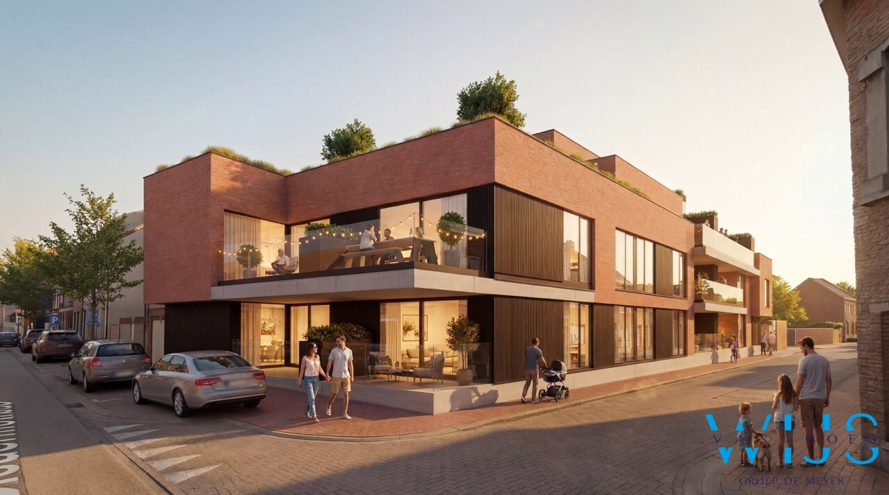 Uniek nieuwbouwproject met daktuin in het hart van Assenede! 