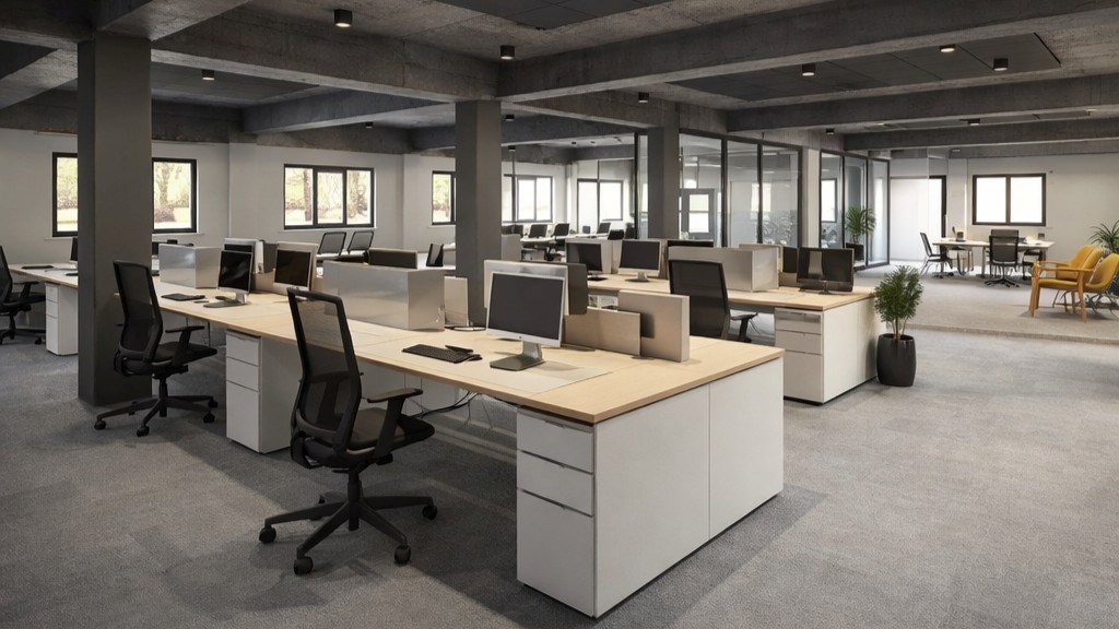 Kantoorrenovatieproject te koop vlakbij klaverblad in Gent