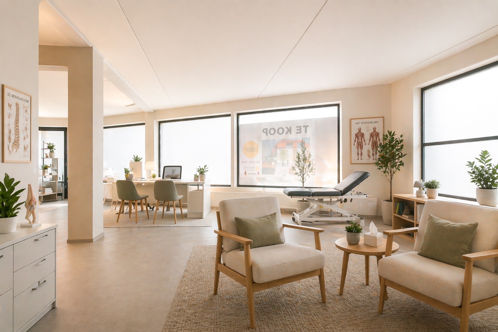 Handelspand op topligging in Wenduine – casco 200 m² 