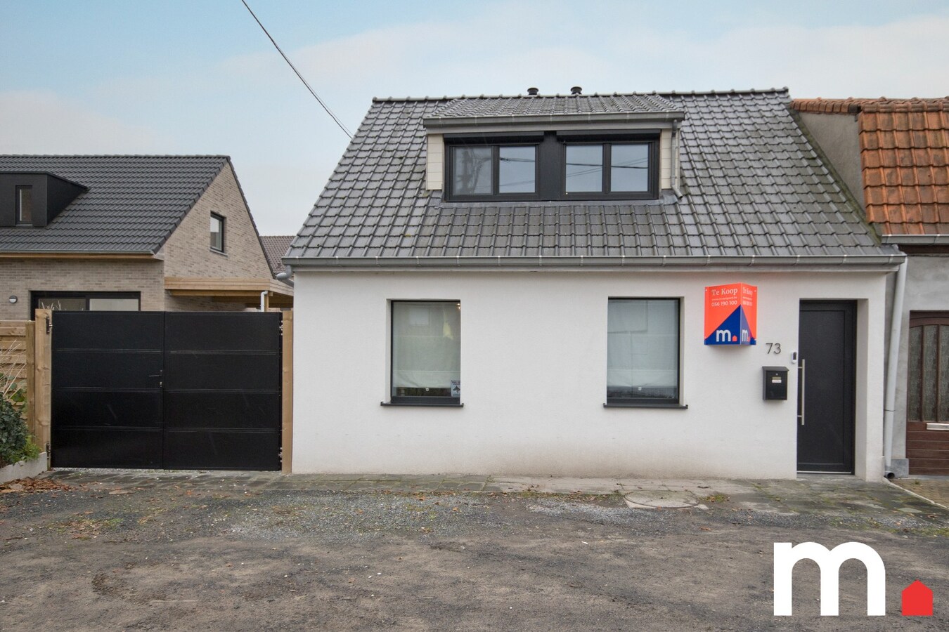 Charmant gerenoveerde woning in rustige, doodlopende straat te Gullegem ! 