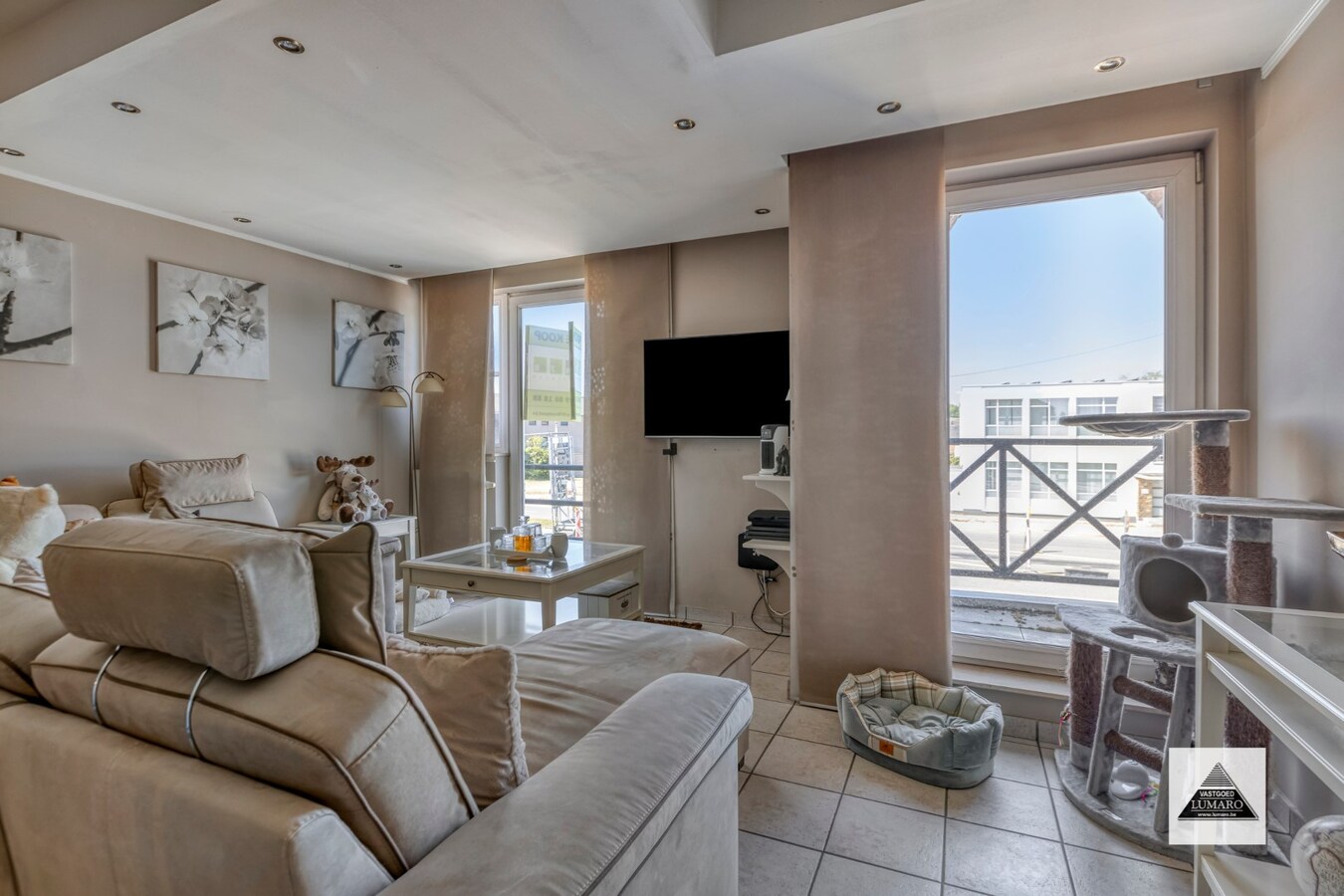 Duplex appartement met groot terras (23 m²)  en garage 