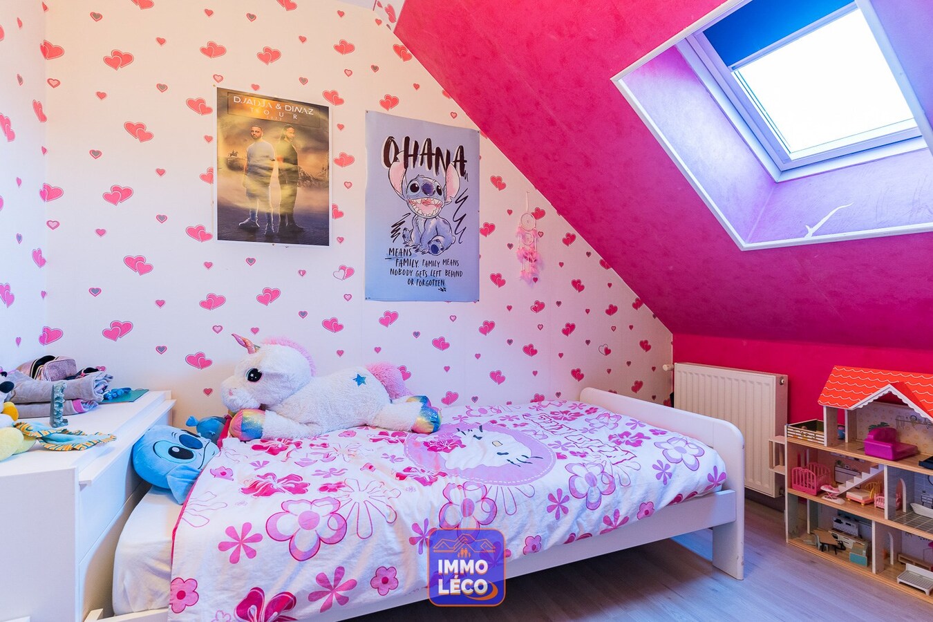 Maison 4 chambres avec jardin, dans une rue calme proche du parc 