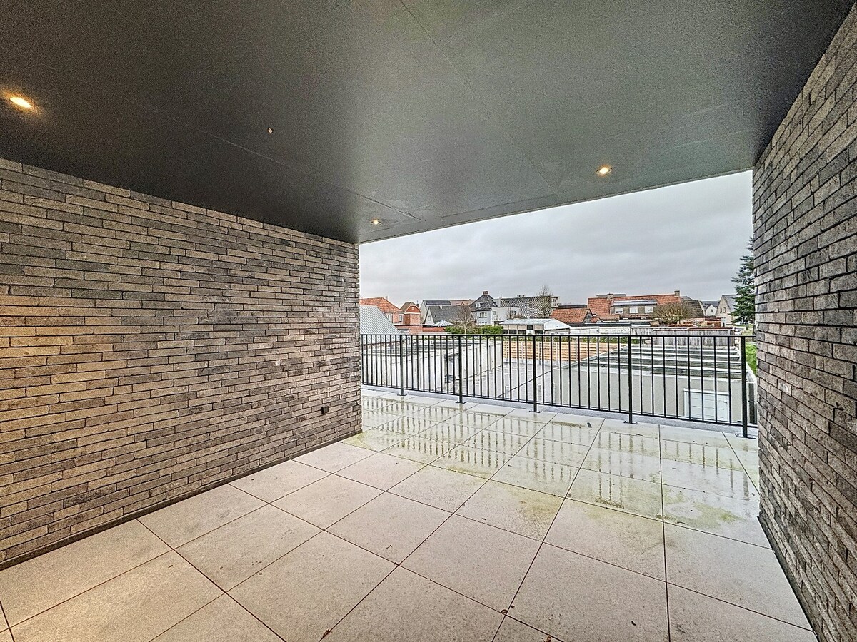Nieuwbouwappartement met 2 slaapkamers met ruim terras! 