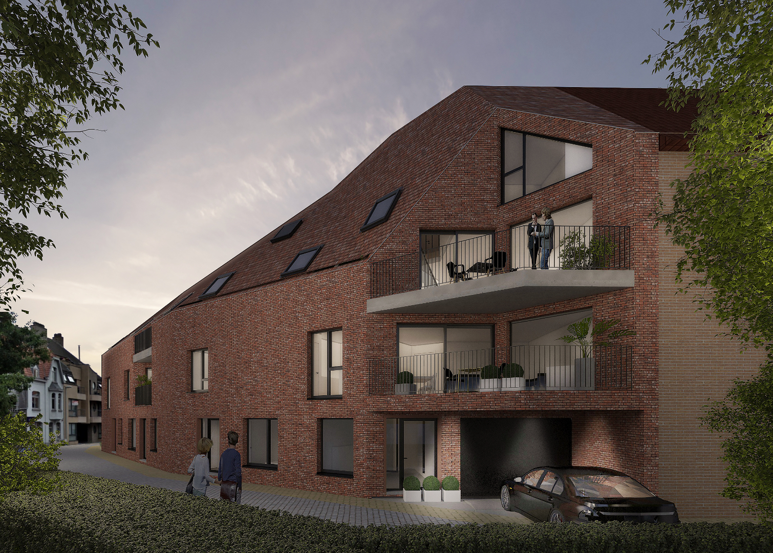 Nieuwbouwresidentie in centrum Gistel 