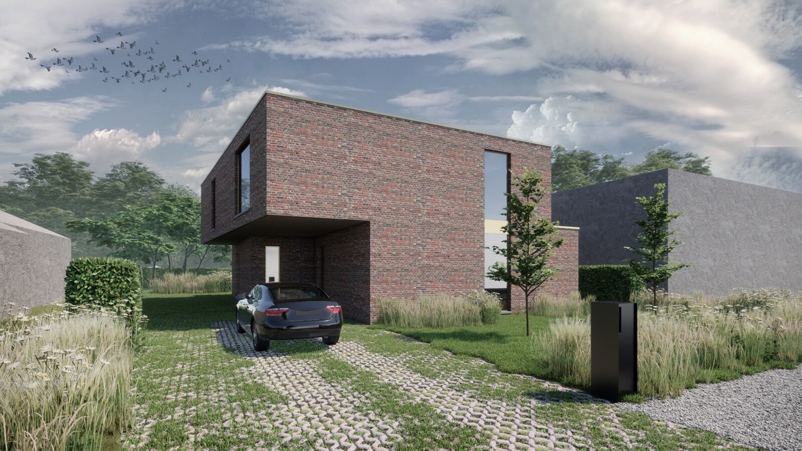 Rustig gelegen bouwgrond met mooi groen uitzicht 