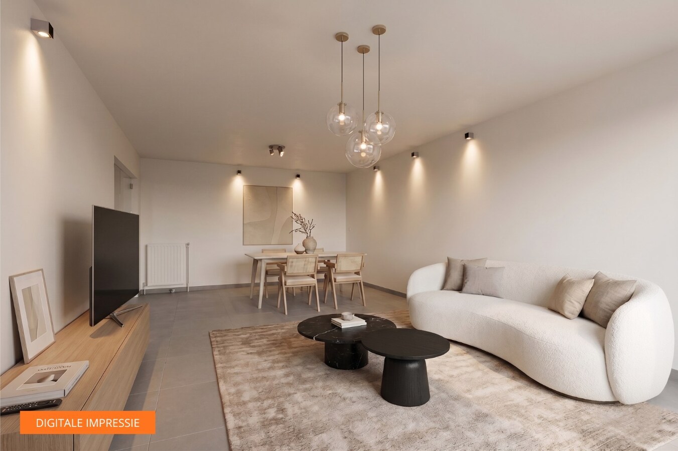 RUIM 2-SLAAPKAMERAPPARTEMENT MET TWEE TERRASSEN EN ENERGIELABEL B 