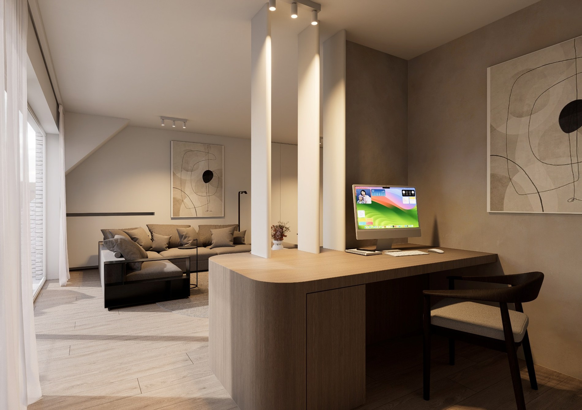 Luxueus renovatieproject voorzien van een duplex met 3 slaapkamers gelegen te Dumortierlaan (2 terrassen!) 