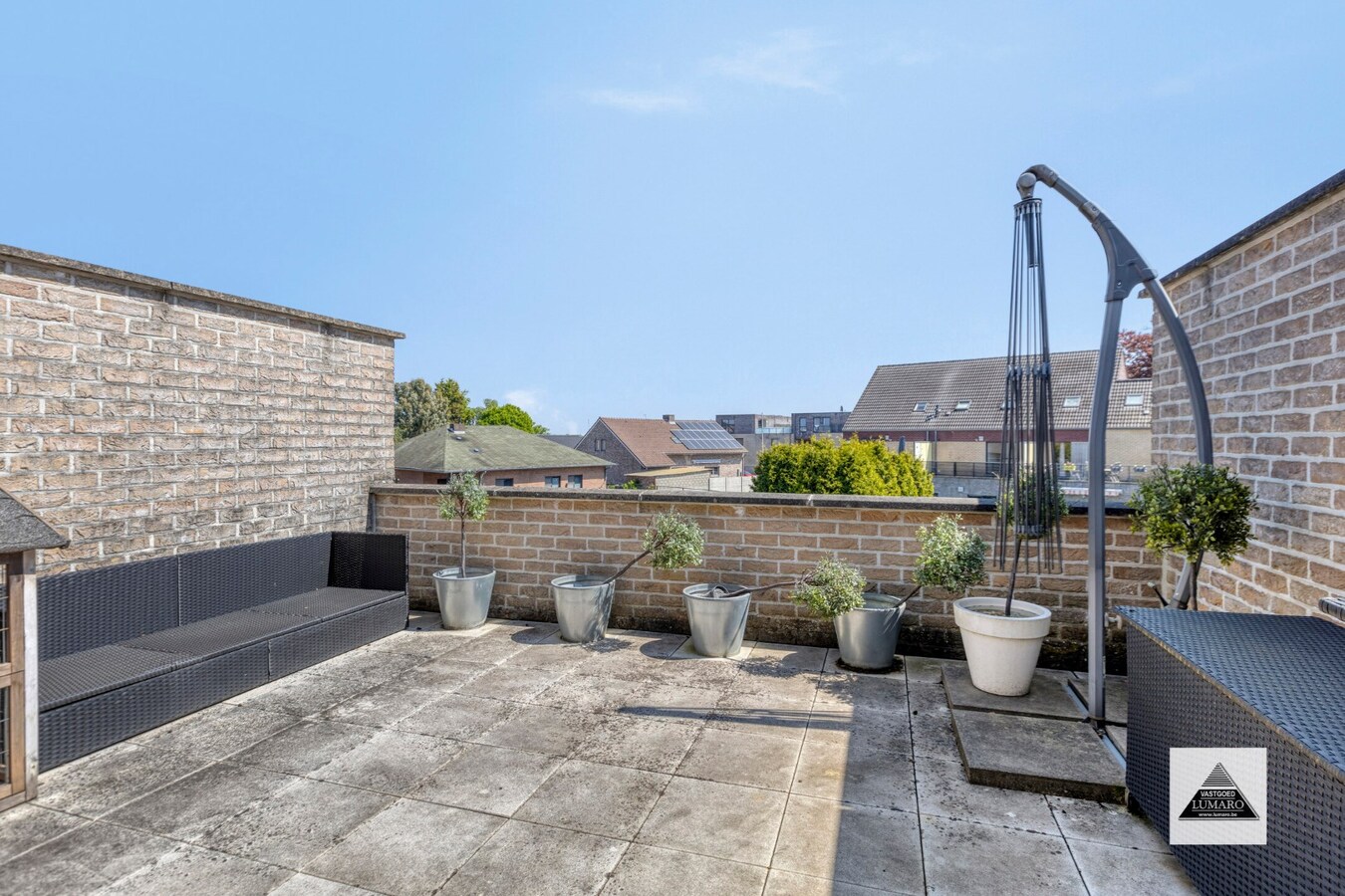 Duplex appartement met groot terras (23 m²)  en garage 