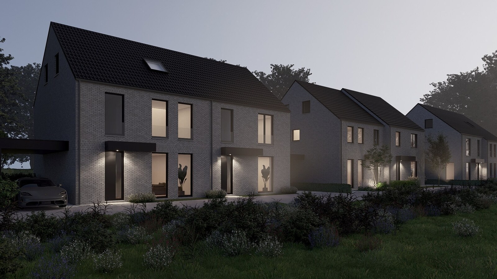 Halfvrijstaande nieuwbouwwoning gelegen op een perceel van 2a51ca op een gunstige locatie nabij de Nederlandse grens! 