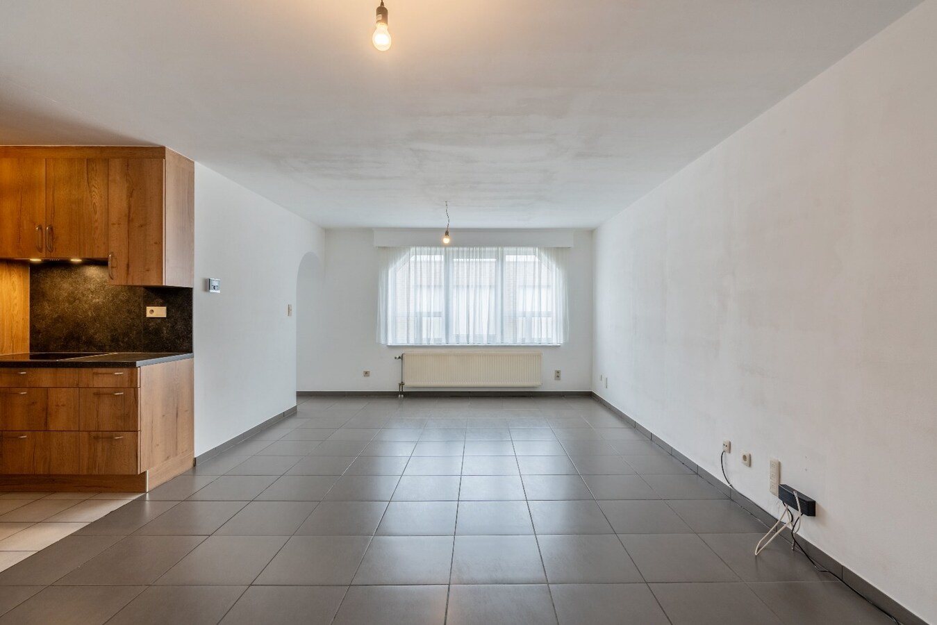 Gelijkvloersappartement met 1 slaapkamer en garage 