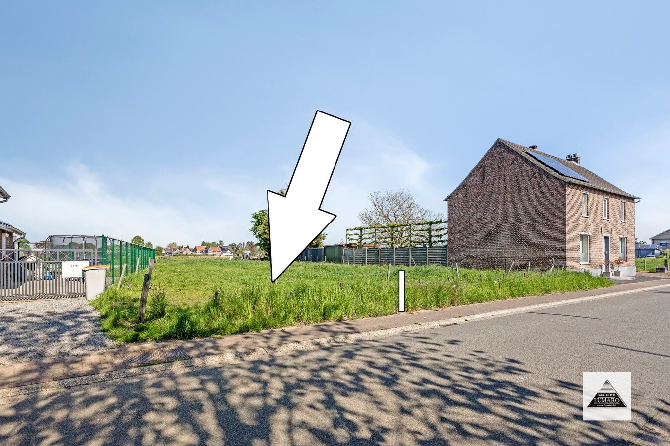 Half open bouwplaats (10a 39ca) met achteringang 