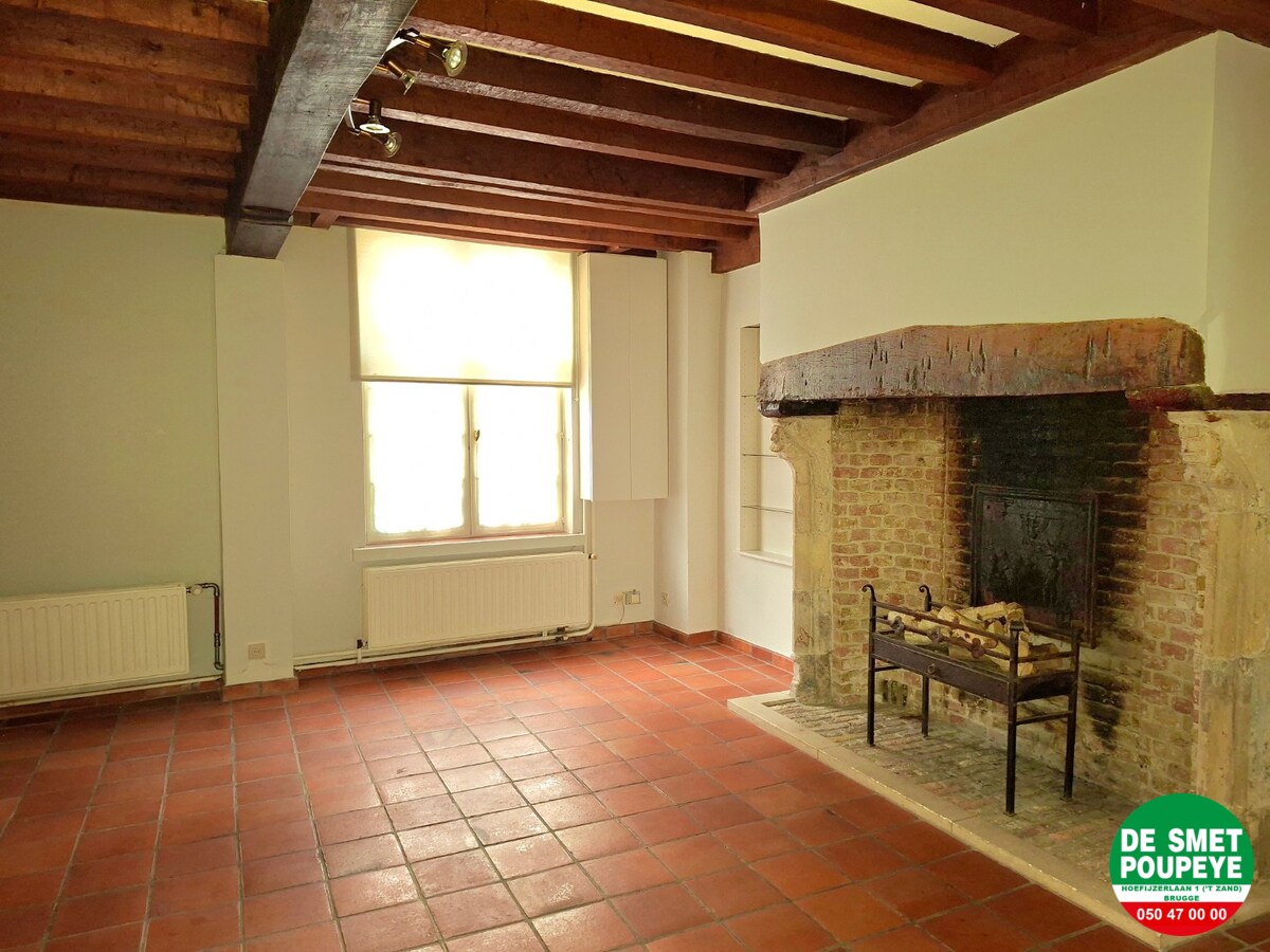 Typische Brugse woning met binnenpatio/tuintje 