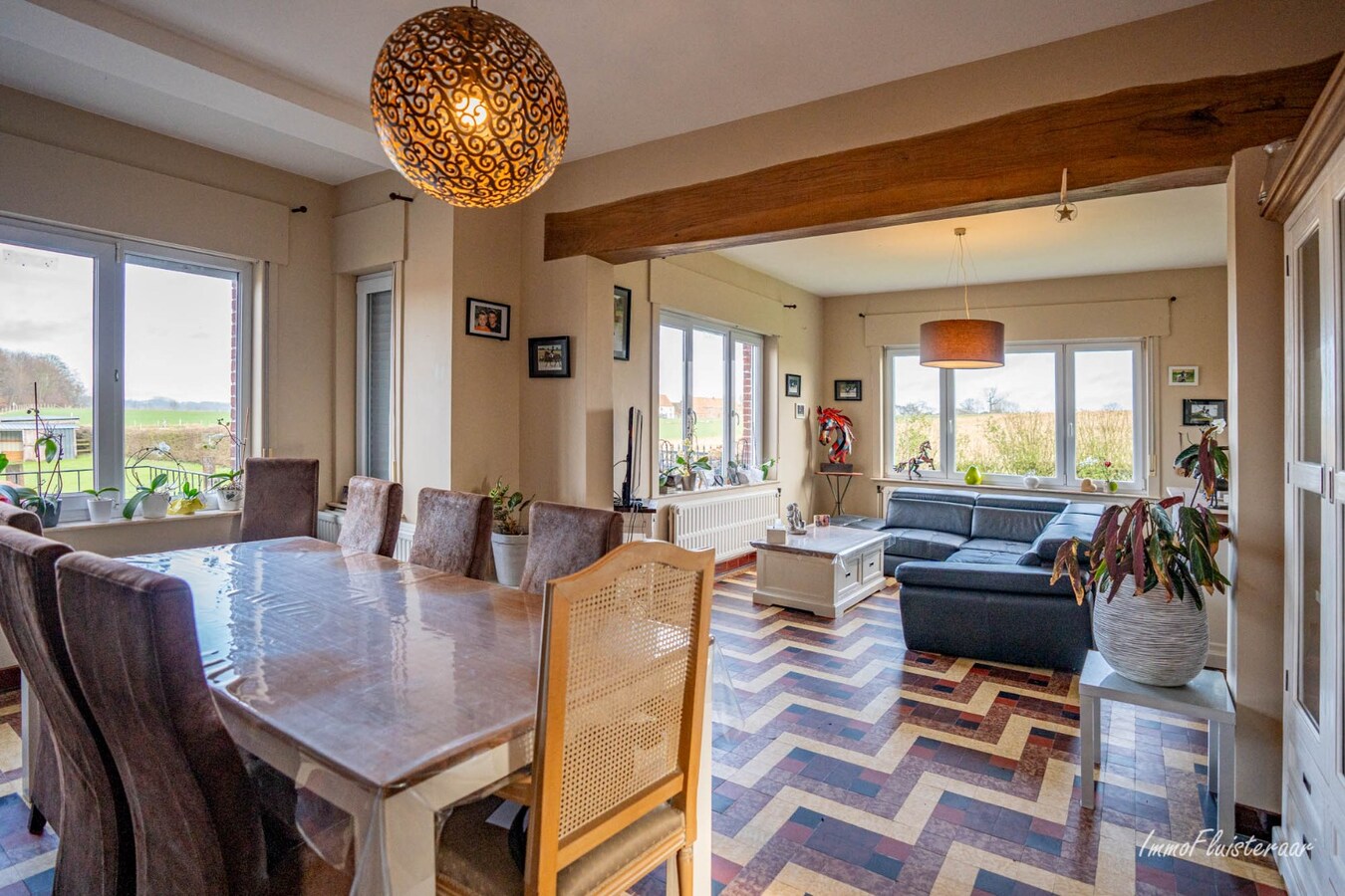 Magnifique complexe équestre avec maison d'entreprise, environ 33 écuries et une piste intérieure sur plus de 5,6 hectares à Bever (Brabant flamand). 