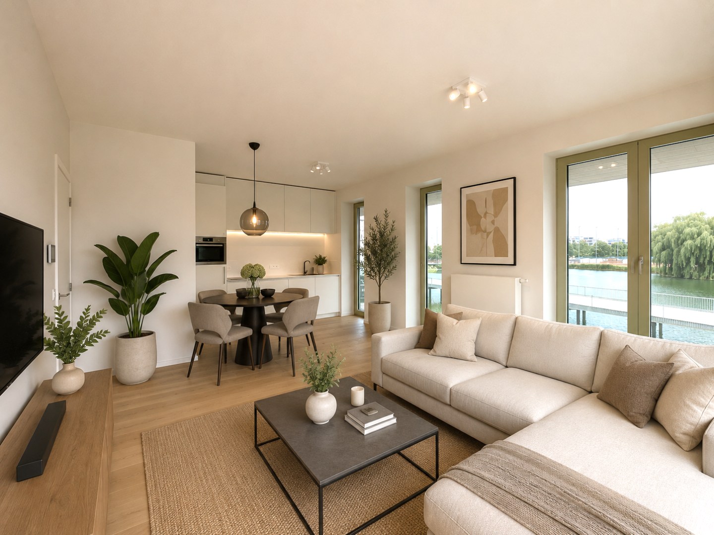 Instapklaar nieuw 1-slaapkamer appartement op een toplocatie in Waregem! 
