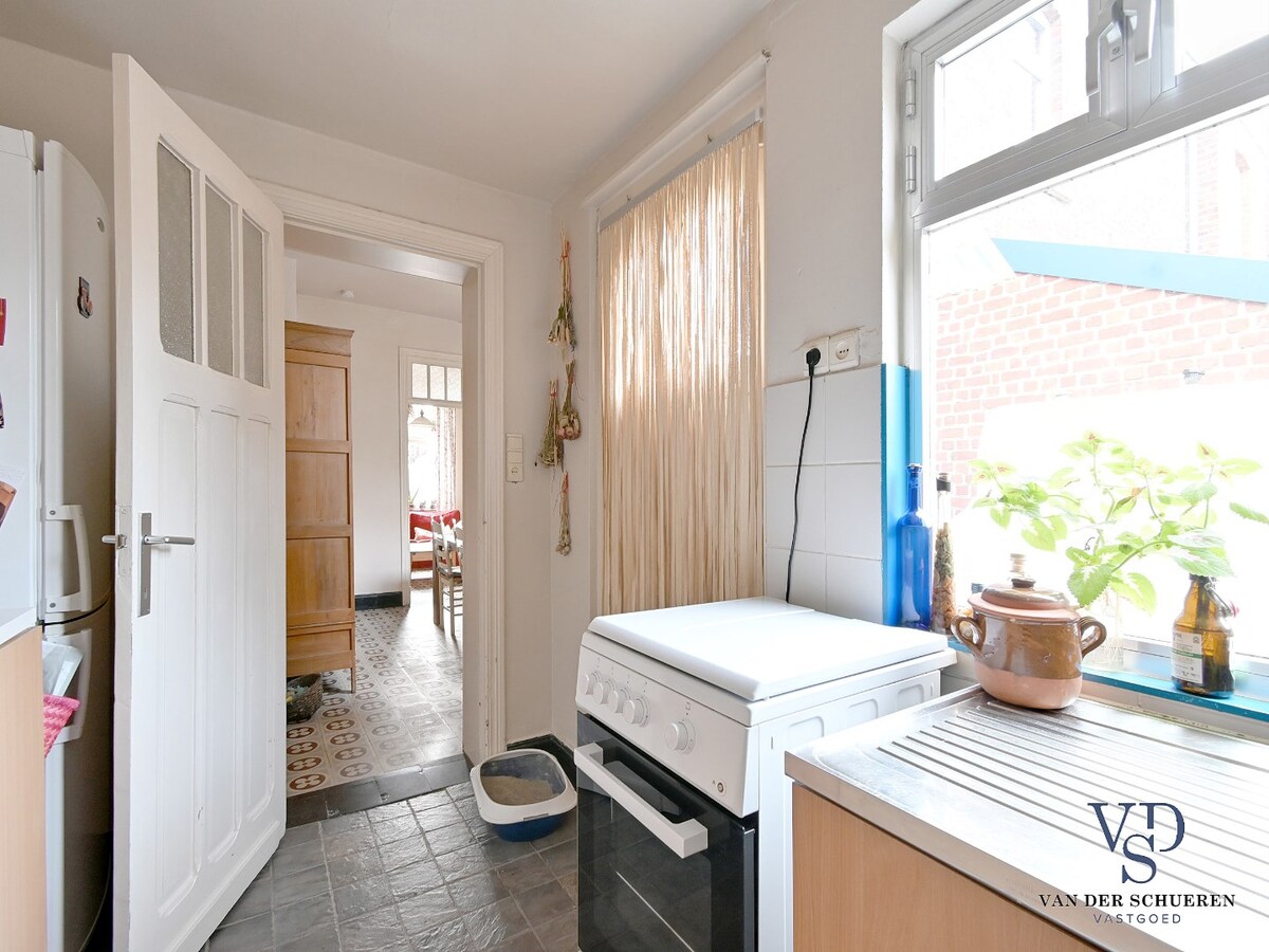 Gezellige rijwoning met tuin. 