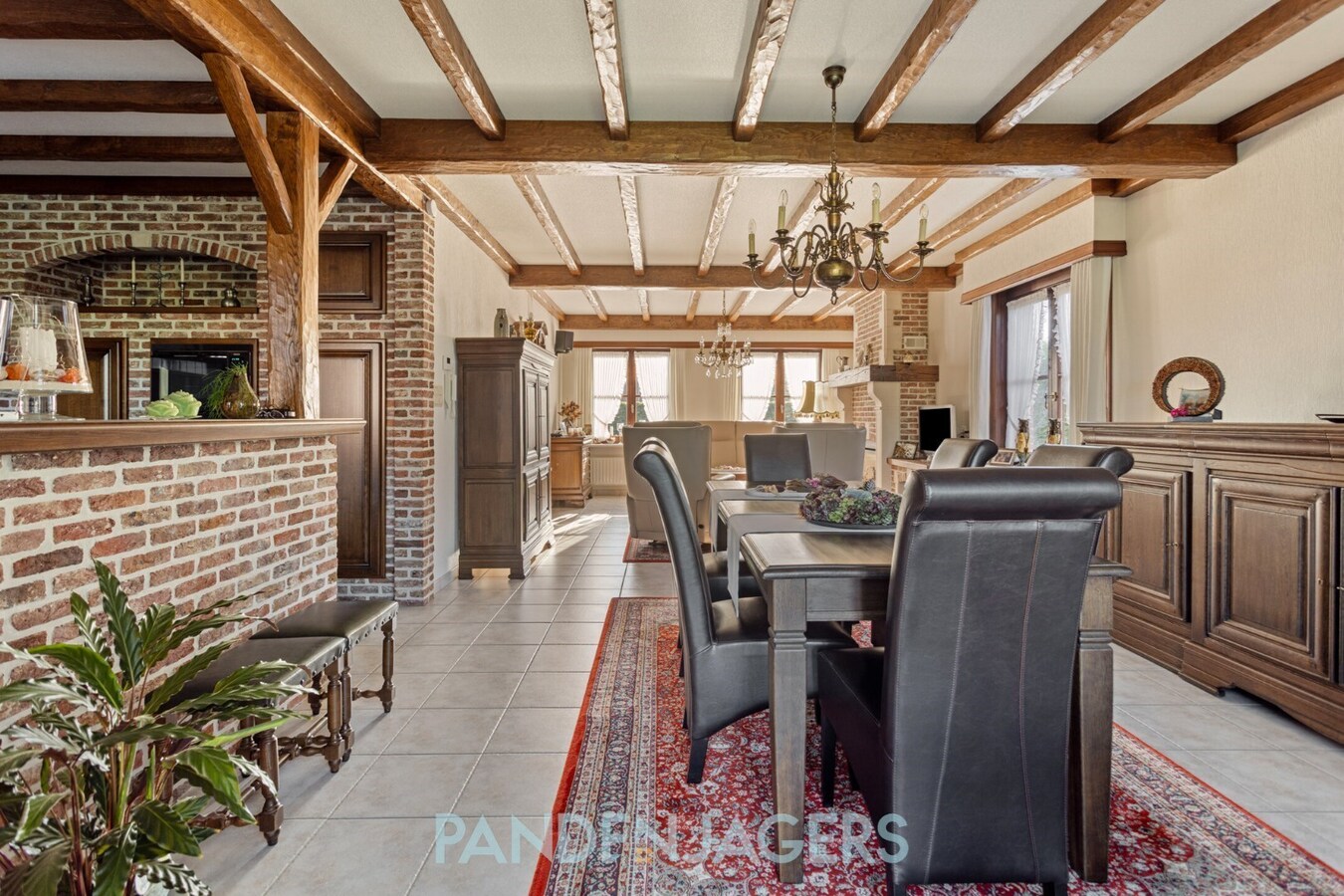 Ruime open bebouwing op de grens van Duffel en Lier 