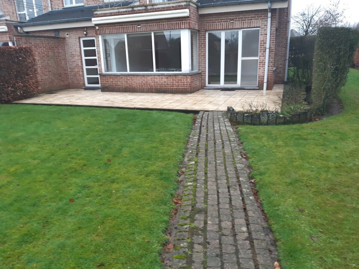 Tijdloos, gelijkvloers wonen. 